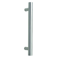 Stoßgriff Edelstahl satiniert Durchm. 30 mm Stütze gerade