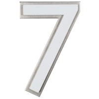 Nachtleuchtend Hausnummer 7 Edelstahl